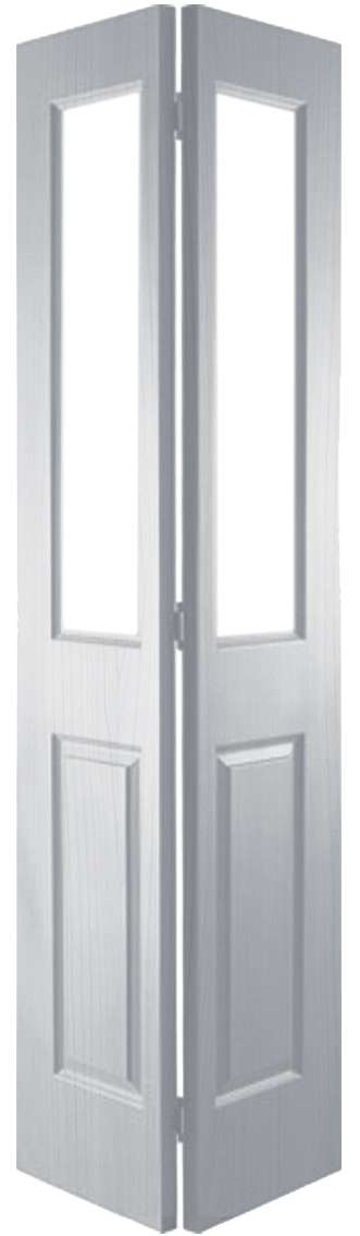 wood grain glass door